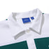 Helas Yard Ls Polo Manches Longues - White / Green - Streetart.fr